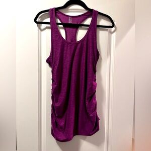 Beyond Yoga Maternity Tank - Medium - Magenta/Fuscia